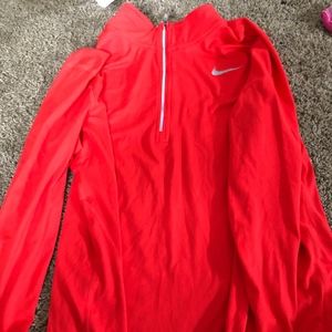 Red Nike Quarterzip